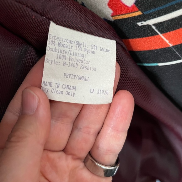 Vintage Mohair Laine Wool Laine coat - Picture 9 of 11